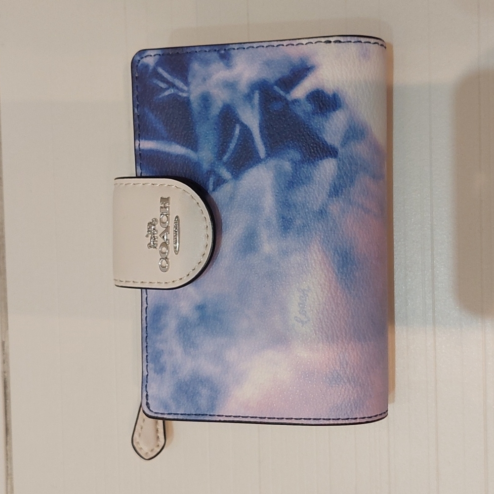 Coach tye dye wallet